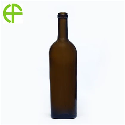 750ml Olive Green Shacheng 992 boutèy diven